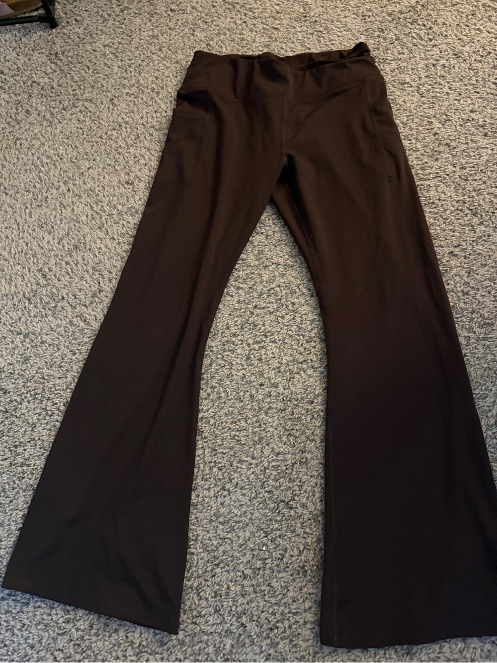 Maurices Brown Flare Leggings